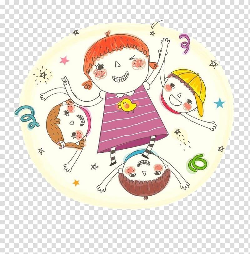 Child illustration Cartoon , Happy kids cartoon transparent background PNG clipart