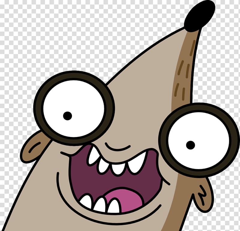 Mordecai Rigby Cartoon, saw transparent background PNG clipart