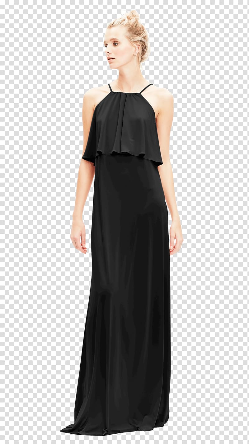 Little black dress Bridesmaid dress Formal wear, Party Dress transparent background PNG clipart