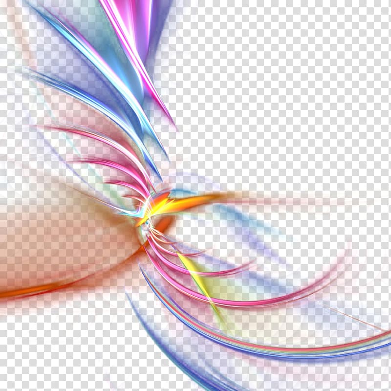 color fantasy light effect transparent background PNG clipart