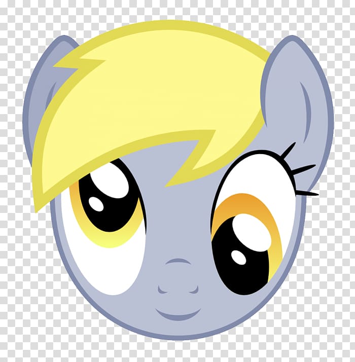 Derpy Hooves Pony Rainbow Dash Face Nose, Face transparent background PNG clipart