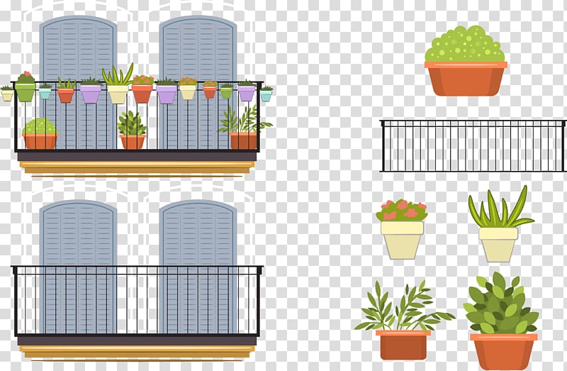 Balcony Illustration, cartoon balcony transparent background PNG clipart