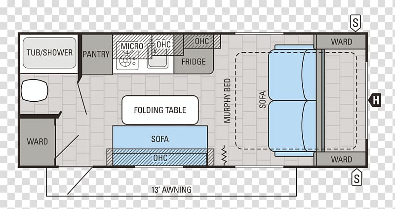 Jayco, Inc. Caravan Campervans Floor plan Popup camper, travel tools transparent background PNG clipart