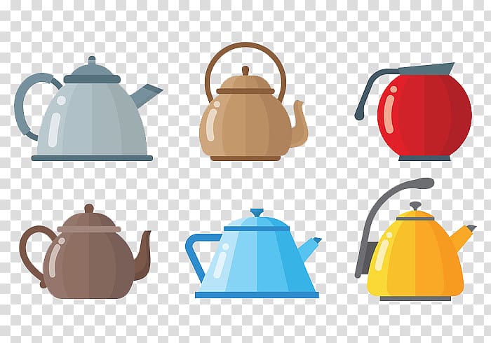 Teapot Kettle, Tea room all kinds of kettles transparent background PNG clipart