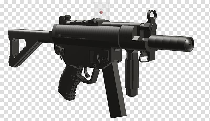 Assault rifle Airsoft Guns Heckler & Koch MP5 Blowback, assault rifle transparent background PNG clipart