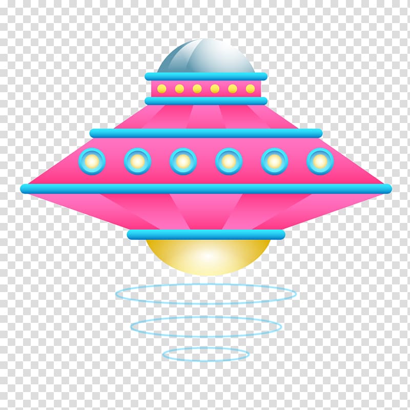 Spacecraft Science Fiction Icon, Pieces of red blue cartoon spaceship transparent background PNG clipart