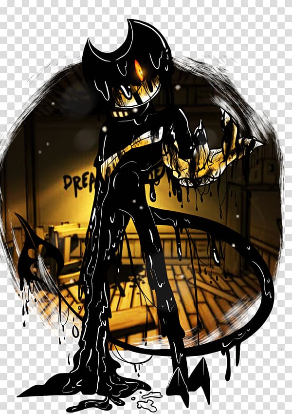 Bendy and the Ink Machine Song Cuphead Game, Bendy ink demon transparent  background PNG clipart