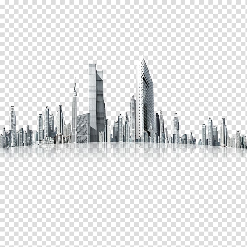 city building clipart black and white png