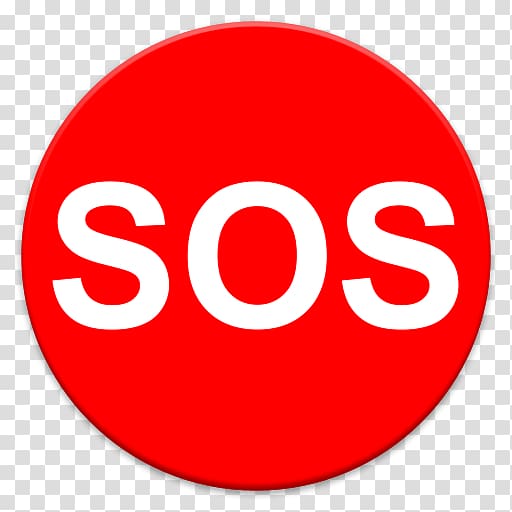 Stop sign , SOS transparent background PNG clipart