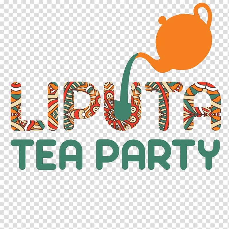 Logo Illustration Brand Font, tea party transparent background PNG clipart