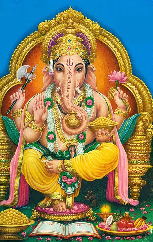 Ganesha Lalbaugcha Raja Ganesh Chaturthi Hinduism, Ganesha transparent ...