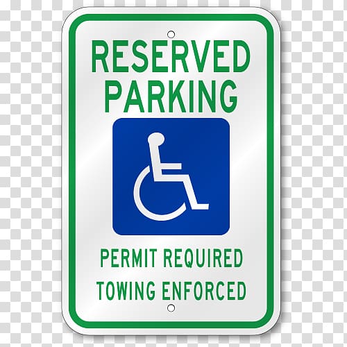 United States Disabled parking permit Car Park Disability ADA Signs, united states transparent background PNG clipart