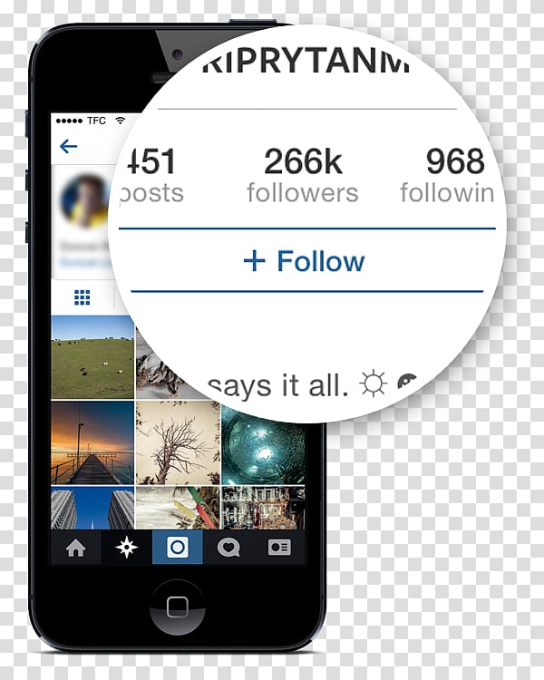 Smartphone Feature phone Instagram 1,000,000 Social media, smartphone transparent background PNG clipart