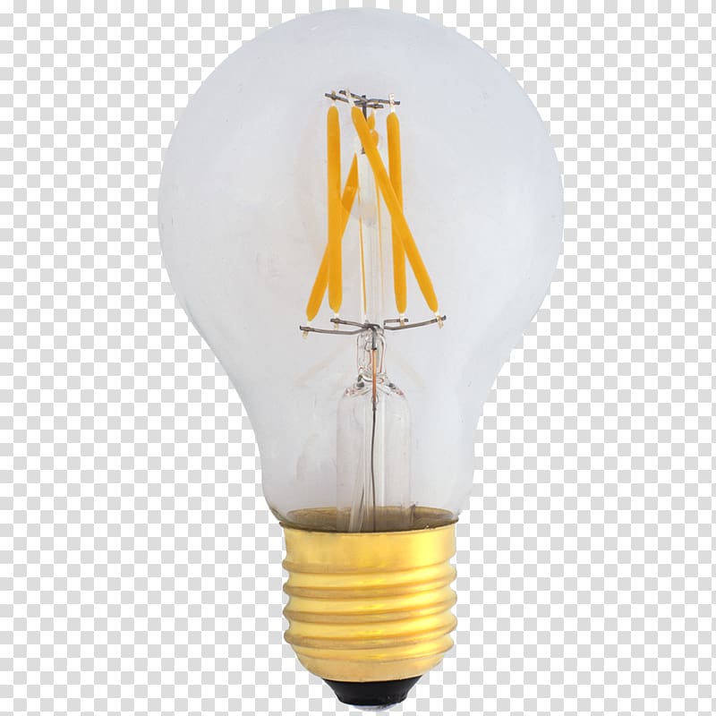 Incandescent light bulb LED filament Electrical filament LED lamp, light transparent background PNG clipart