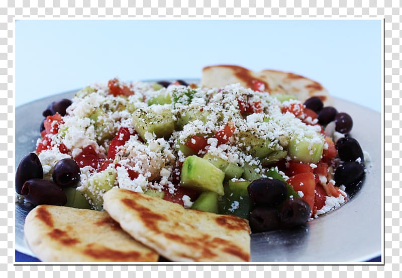 Greek salad Breakfast Tostada Nachos Vegetarian cuisine, breakfast transparent background PNG clipart