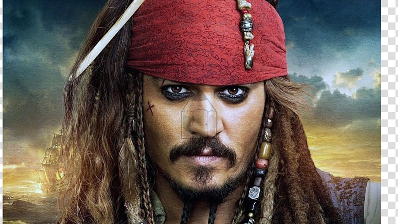 Jack Sparrow Johnny Depp Pirates of the Caribbean: On Stranger Tides Will Turner, sparrow transparent background PNG clipart