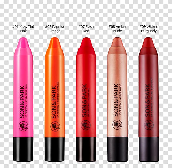 Lip balm Lipstick Cosmetics Lip gloss, CRAYONS transparent background PNG clipart