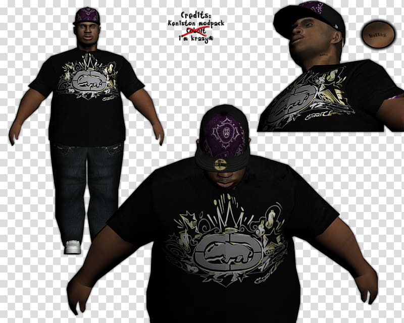 Grand Theft Auto: San Andreas Ballas Mod Android T-shirt, suares transparent background PNG clipart
