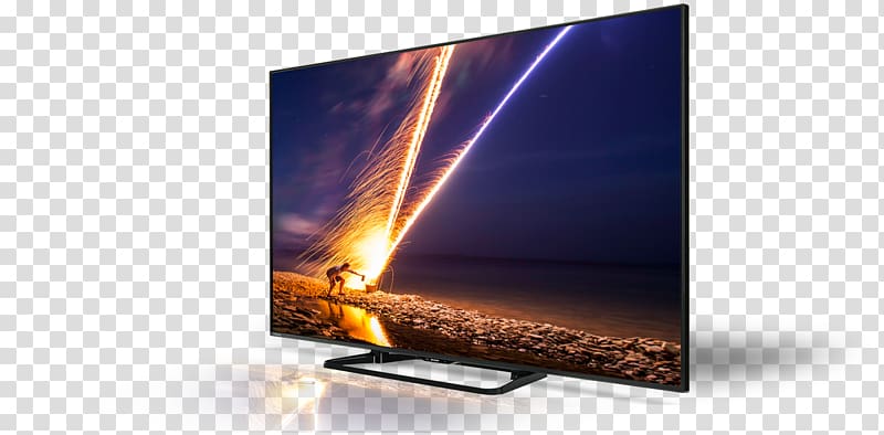 LED-backlit LCD LCD television Sharp AQUOS LE661U 1080p High-definition television, 80 inch lcd tv transparent background PNG clipart