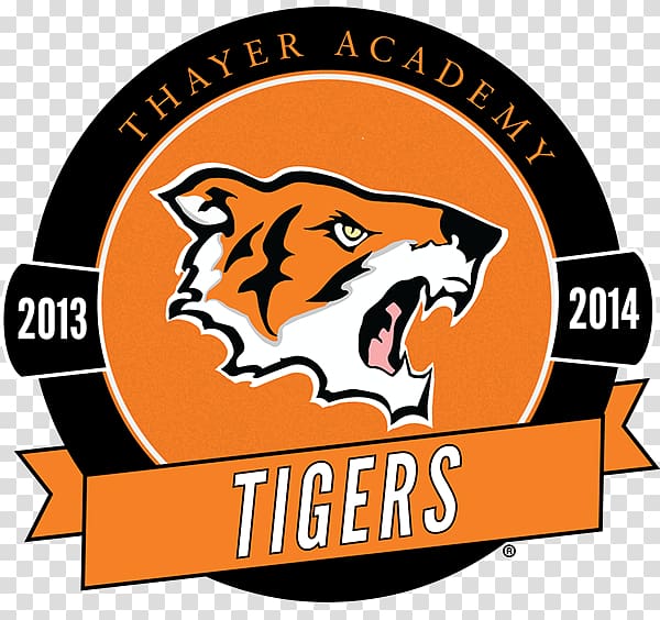 Thayer Academy School Tiger Logo Mascot, school transparent background PNG clipart