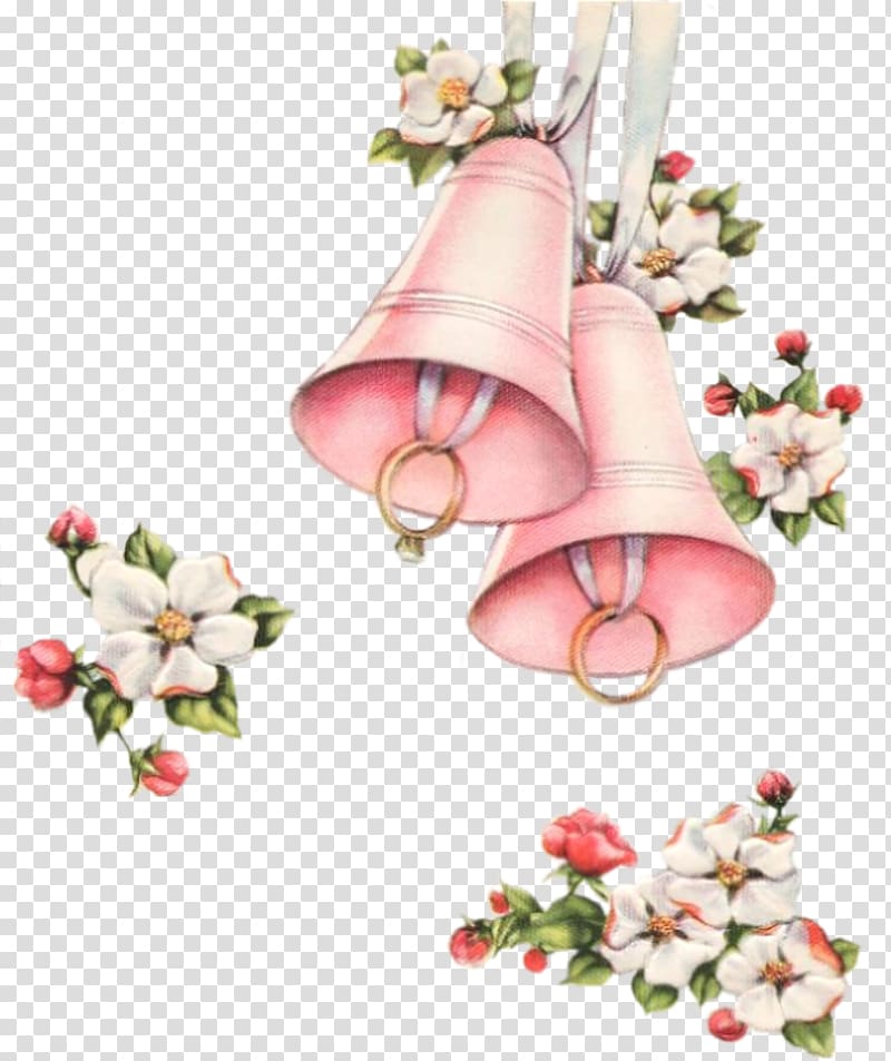 Bell Marriage Flower bouquet Floral design Wedding, bell transparent background PNG clipart