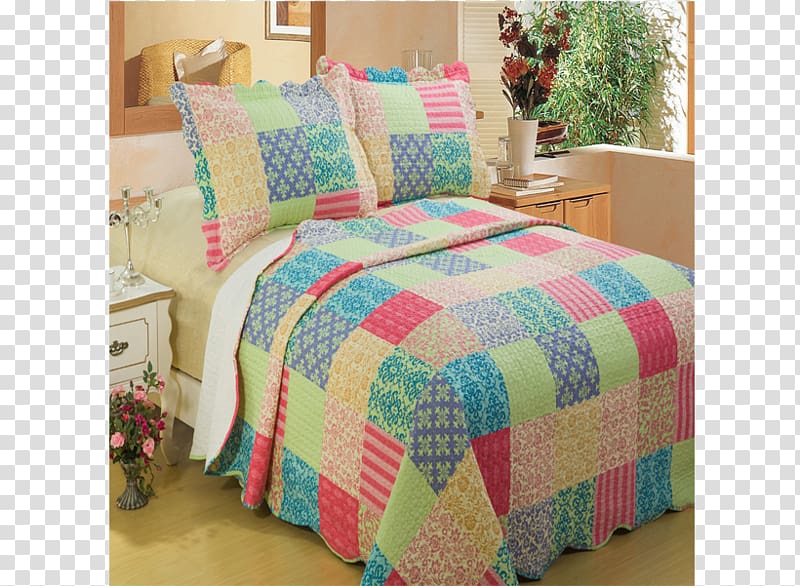 Bed Sheets Quilting Patchwork Bedding, patchwork transparent background PNG clipart