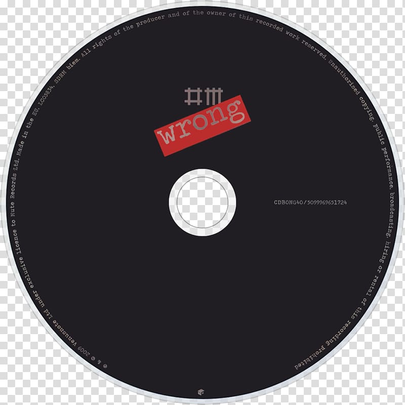 Compact disc Catching Up with Depeche Mode Music Wrong, Depeche Mode transparent background PNG clipart