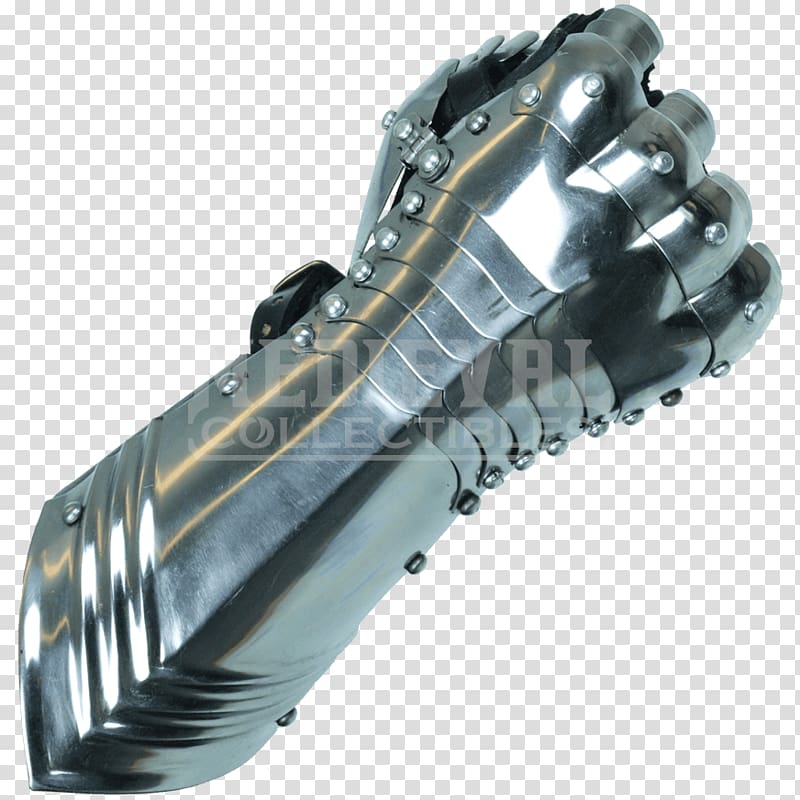 Gauntlet Armour Steel Knight Glove, armour transparent background PNG clipart