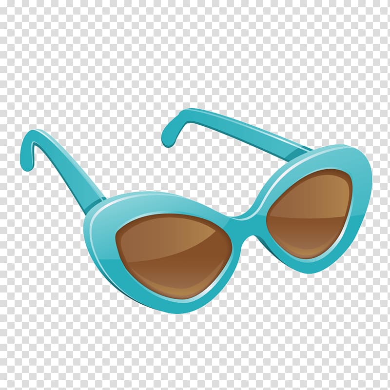 Fashion accessory Sunglasses , Blue Lady Sunglasses transparent background PNG clipart