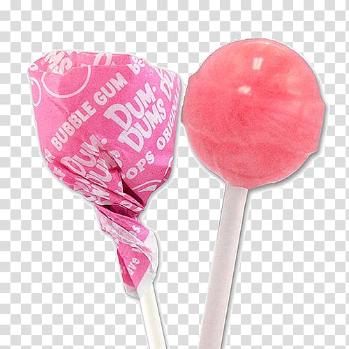 Lollipop Cotton candy Dum Dums Spangler Candy Company, pink light transparent background PNG clipart