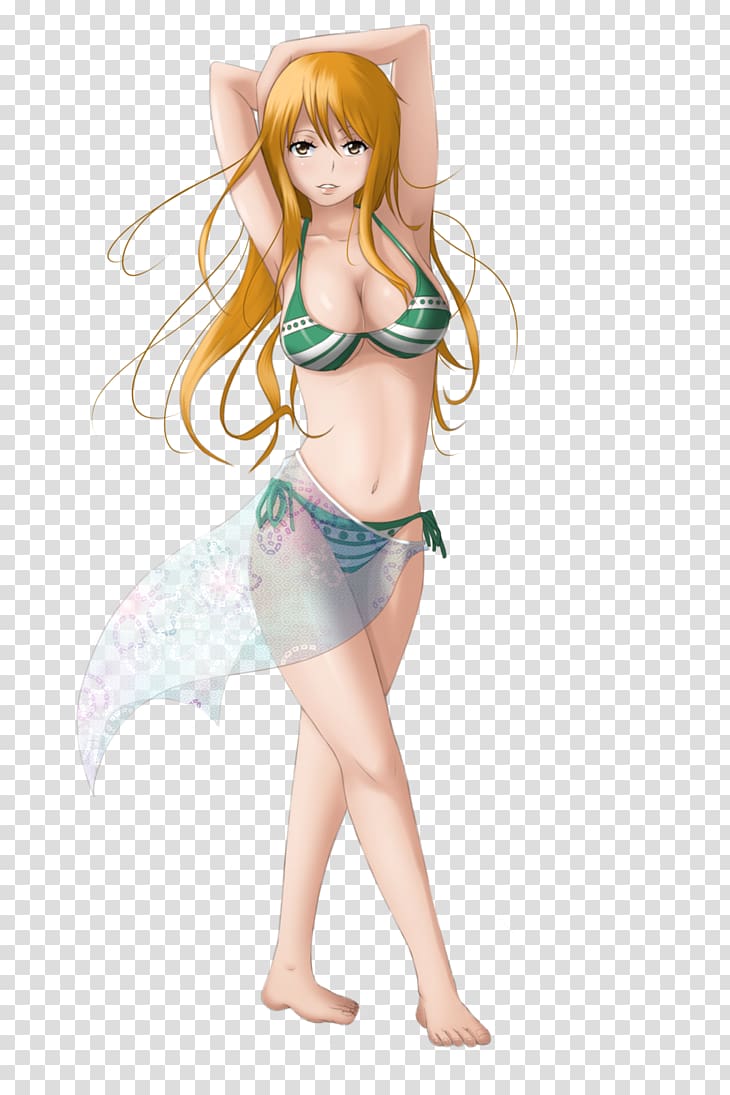 Brown hair Fairy Pin-up girl Bikini, Fairy transparent background PNG clipart