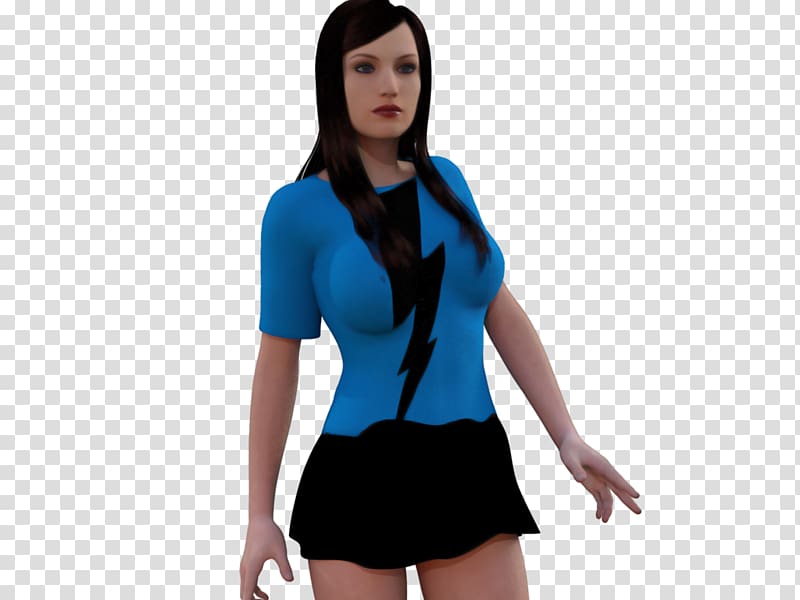 Sleeve Shoulder Top Uniform Sportswear, Slim girl transparent background PNG clipart
