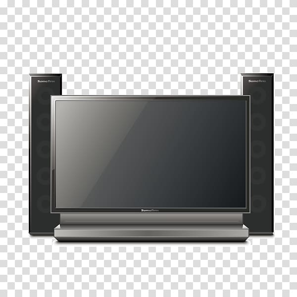 Flat panel display Television Euclidean , daily supplies,TV,black transparent background PNG clipart