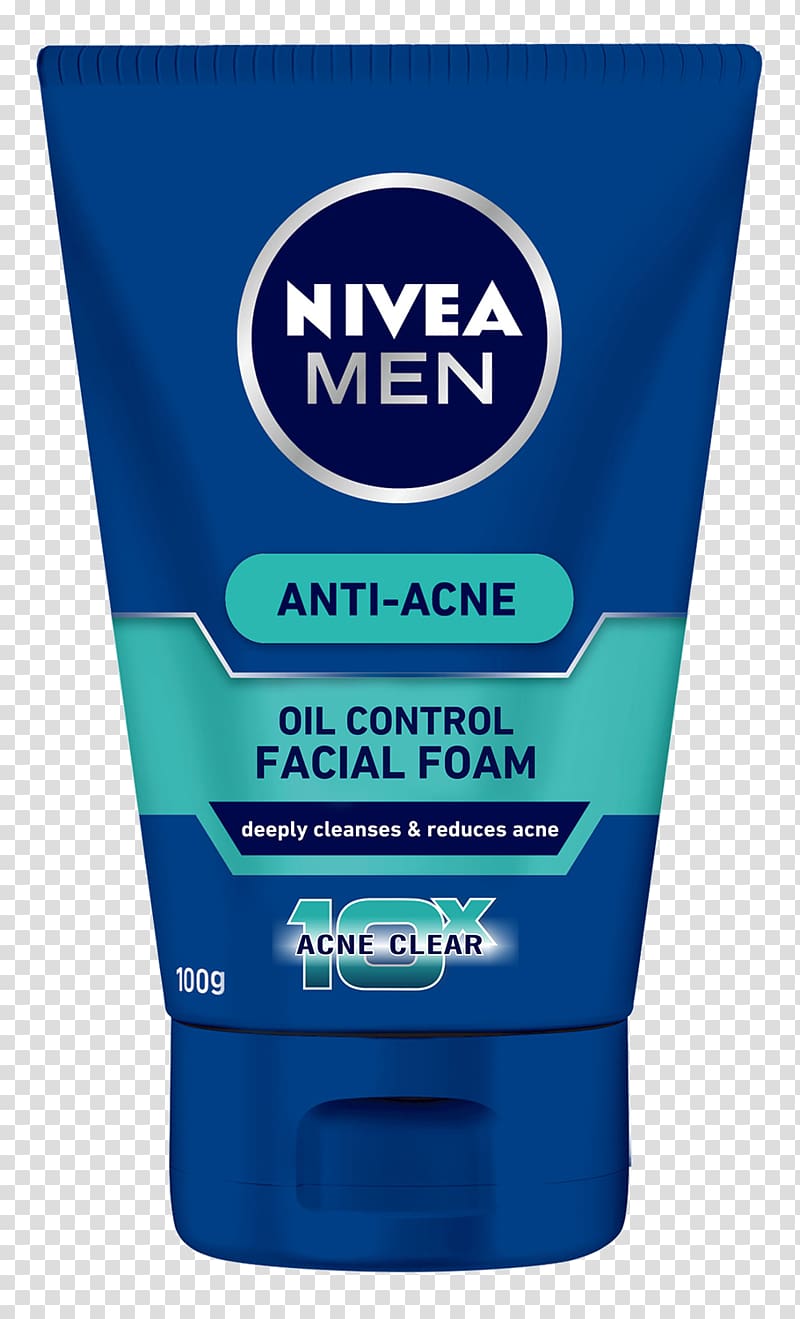 Nivea Cleanser Moisturizer Facial Cream, Facial Foam transparent background PNG clipart