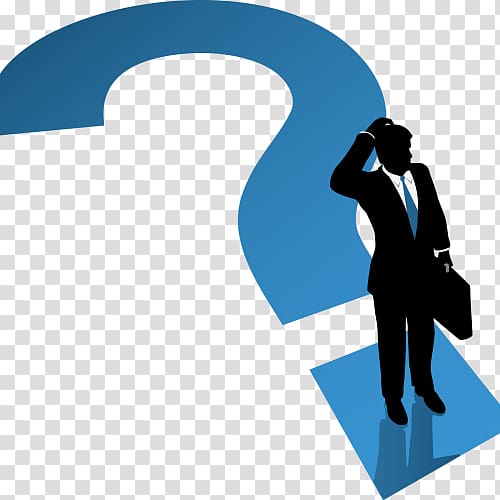 Businessperson Question , Business transparent background PNG clipart