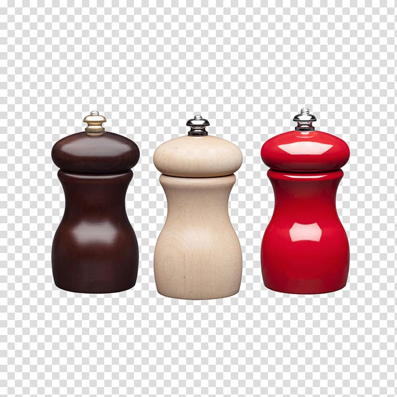 Salt and pepper shakers Black pepper Spice Wood, salt transparent background PNG clipart