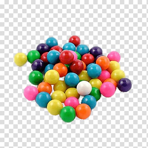 assorted-color balls , Chewing gum Bubble gum Flavor Aroma compound Fragrance oil, Round candy transparent background PNG clipart