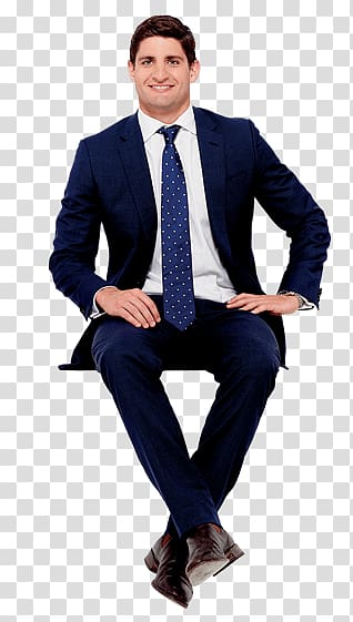 Sitting man transparent background PNG clipart