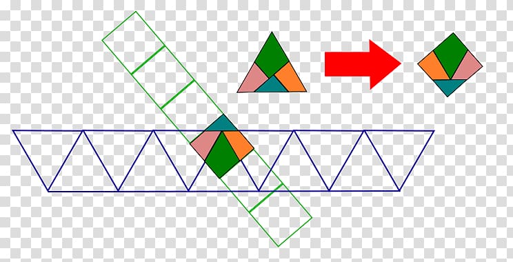 Equilateral triangle Dissection puzzle Isosceles triangle, triangle transparent background PNG clipart