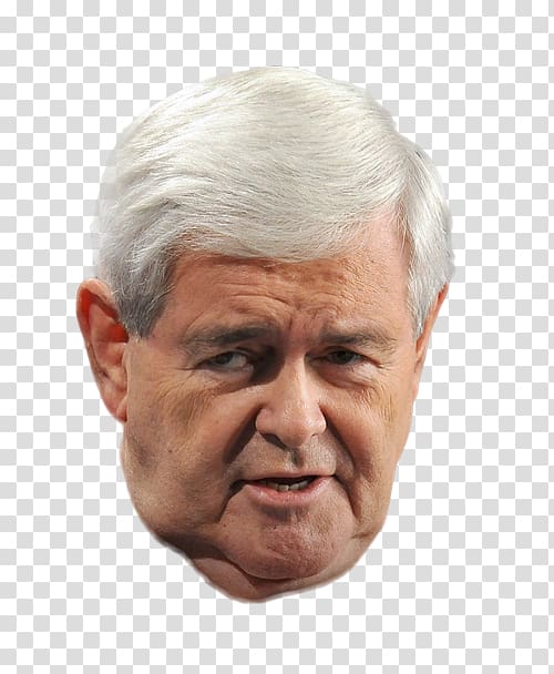 Newt Gingrich Chin Cheek Forehead, nose transparent background PNG clipart
