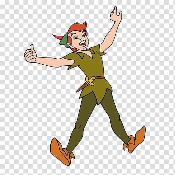 Disney Peter Pan illustration, Peter Pan Tinker Bell Drawing The Walt Disney Company Character, Lying little Peter Peter Pan transparent background PNG clipart