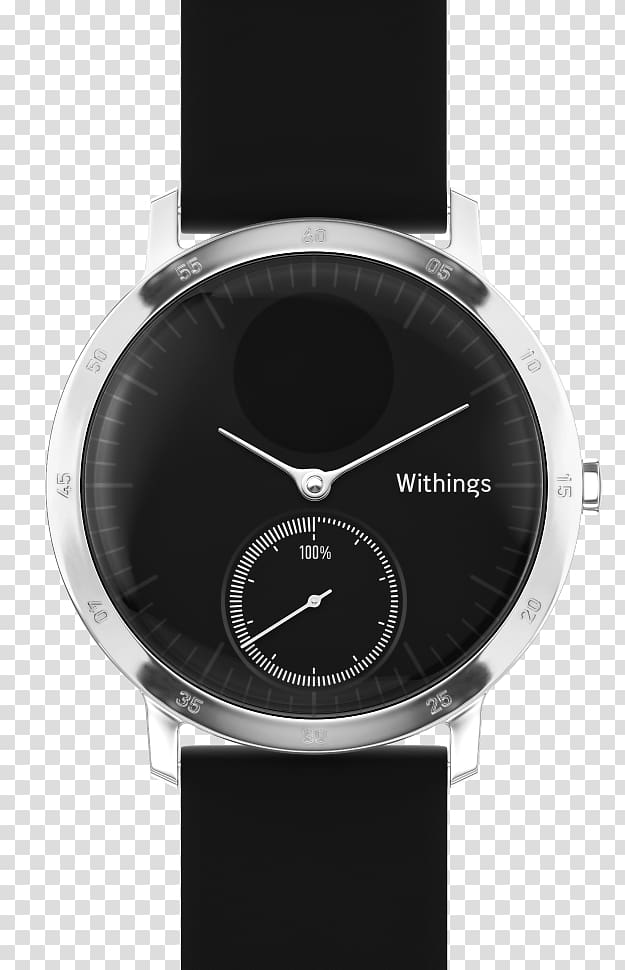 Withings Activité Steel Nokia Steel HR Smartwatch Activity tracker, watch transparent background PNG clipart