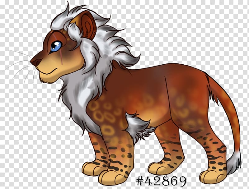 Lion Tiger Cat Mammal Horse, wolf spirit transparent background PNG clipart