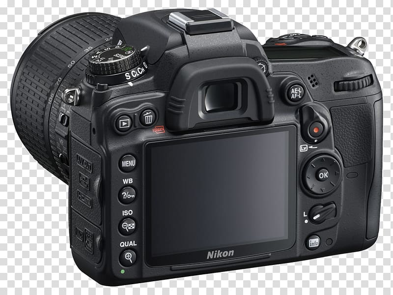 Nikon D7000 AF-S DX Nikkor 18-105mm f/3.5-5.6G ED VR Nikon D90 Nikon D5100 Camera, camera transparent background PNG clipart