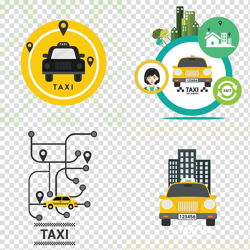 Car Customer Service Icon, Taxi advertising transparent background PNG clipart