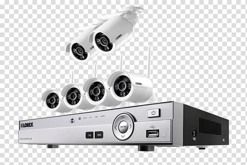 Digital Video Recorders Wireless security camera 1080p Closed-circuit television, Camera transparent background PNG clipart