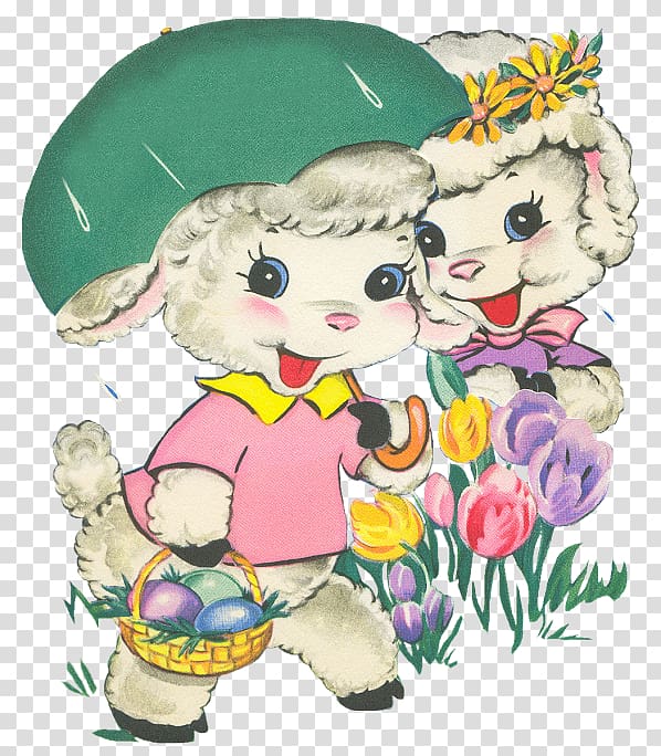 Easter bonnet Greeting & Note Cards Easter egg, Easter lamb transparent background PNG clipart