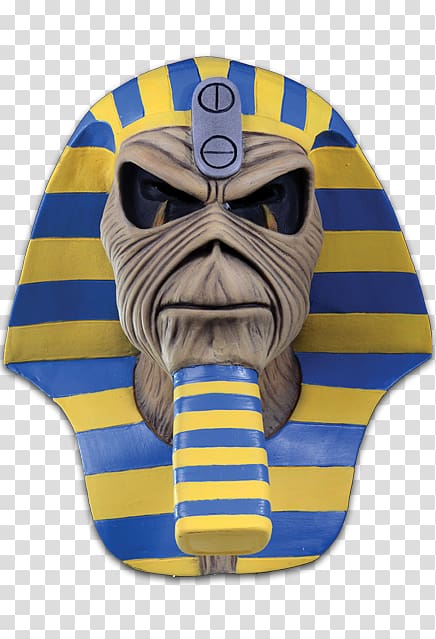 Powerslave Eddie Iron Maiden Mask Piece of Mind, mask transparent background PNG clipart