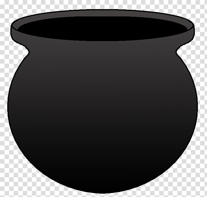 Black White Cookware, gold pot transparent background PNG clipart