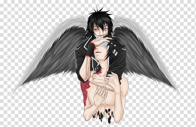 Oh my goth, female angel illustration transparent background PNG clipart